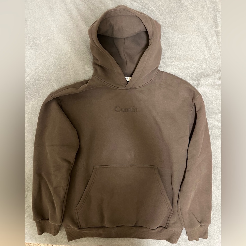 Comfrt Chocolate Hoodie Size M